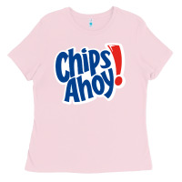 Bubblegum Pink chips ahoy snack Ladies Tee - PixelFlow