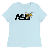 Baby Blue the-alabama-state-hornets-merch Ladies Tee - PixelFlow