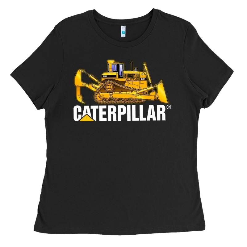Bulldozercat 2 Ladies Tee by PixelFlow | Teevron