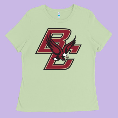 Boston College Eagl3s Ladies Tee Designed By Snappyart