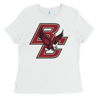 White boston college eagl3s Ladies Tee - SnappyArt