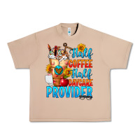Burro Half coffee half daycare provider Urban Heavy Tee - FaDigitalArtStudio