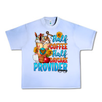 Grape Ice Half coffee half daycare provider Urban Heavy Tee - FaDigitalArtStudio