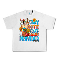 Lunar Rock Half coffee half daycare provider Urban Heavy Tee - FaDigitalArtStudio