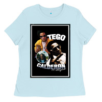 Baby Blue tego calderon Ladies Tee - SnappyArt