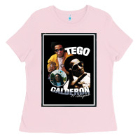 Bubblegum Pink tego calderon Ladies Tee - SnappyArt