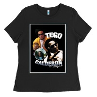 Black tego calderon Ladies Tee - SnappyArt