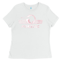 White pontiac distressed Ladies Tee - SnappyArt