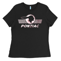 Black pontiac distressed Ladies Tee - SnappyArt