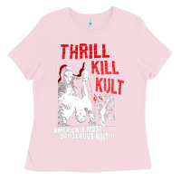 Bubblegum Pink Thrill Kill Kults, Thrill Kill Kults vintage, Thrill Kill Kults art, T Ladies Tee - SnappyArt