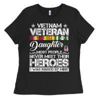 Vietnam Veteran Daughter Most People Never Meet Their Heroes Ladies Tee | Teevron