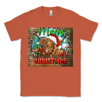 Copper merry christmas heifer cow Classic Tee - CowGirlArtShop