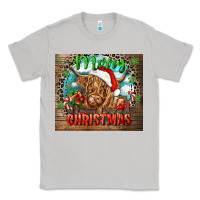 Moon Dust merry christmas heifer cow Classic Tee - CowGirlArtShop