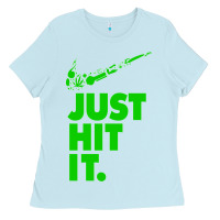 Just Hit It Cannabis Weed Vintage Retro Design For Weed Lover Ladies Tee | Teevron