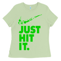 Matcha Just Hit It Cannabis Weed Vintage Retro Design for Weed Lover Ladies Tee - SnappyArt