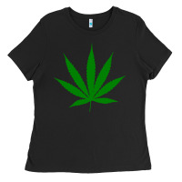 Black Weed Ladies Tee - SnappyArt
