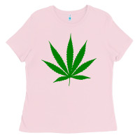 Bubblegum Pink Weed Ladies Tee - SnappyArt