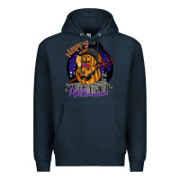Navy Happy Halloween Premium Hoodie - SublimationCraftShop