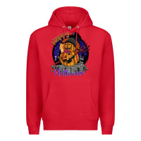 Red Happy Halloween Premium Hoodie - SublimationCraftShop