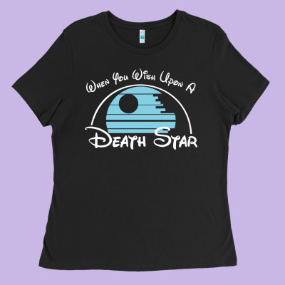 When You Wish Upon A Death Star Ladies Tee Designed By Snappyart
