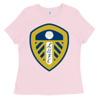 Bubblegum Pink leeds-fc Ladies Tee - SnappyArt