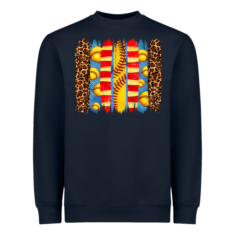 Softball  Brushstrokes Heavyweight Sweatshirt by AdoDesignShop | Teevron