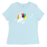Baby Blue awana games Ladies Tee - SnappyArt