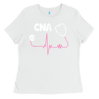 White cna nurse t shirt Ladies Tee - SnappyArt