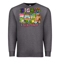 Charcoal Heather highly caffeinated Premium Sweatshirt - JahusDesignShop