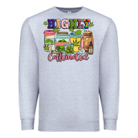 Heather Grey highly caffeinated Premium Sweatshirt - JahusDesignShop