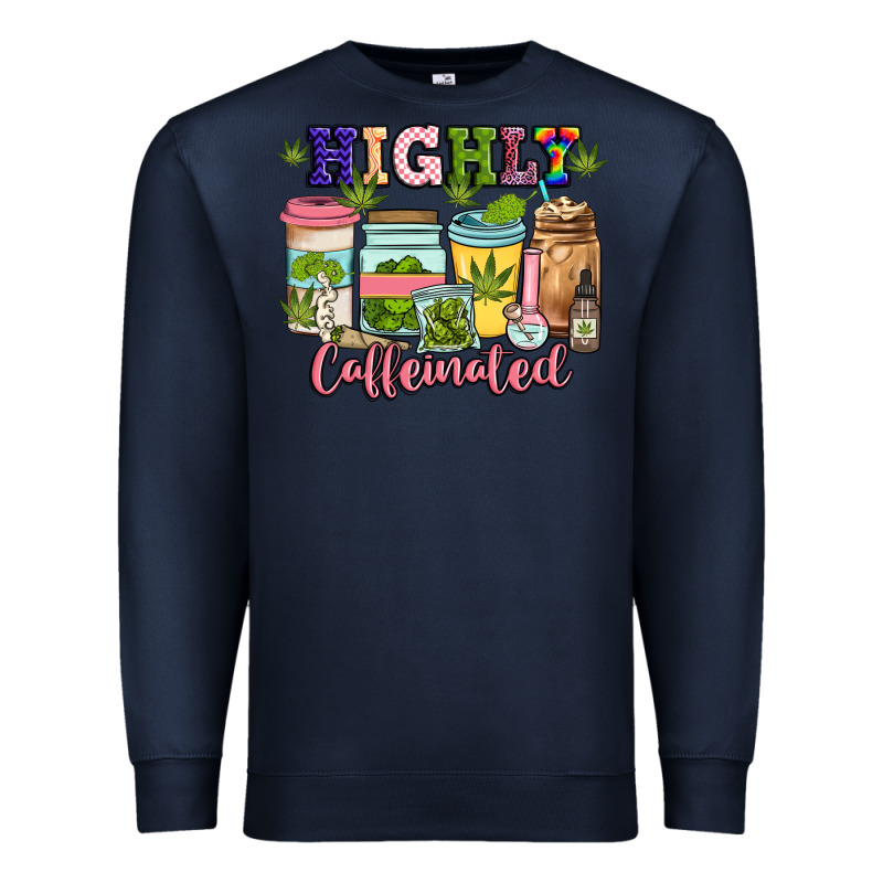 Highly Caffeinated Premium Sweatshirt by JahusDesignShop | Teevron