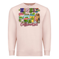 Pale Pink highly caffeinated Premium Sweatshirt - JahusDesignShop