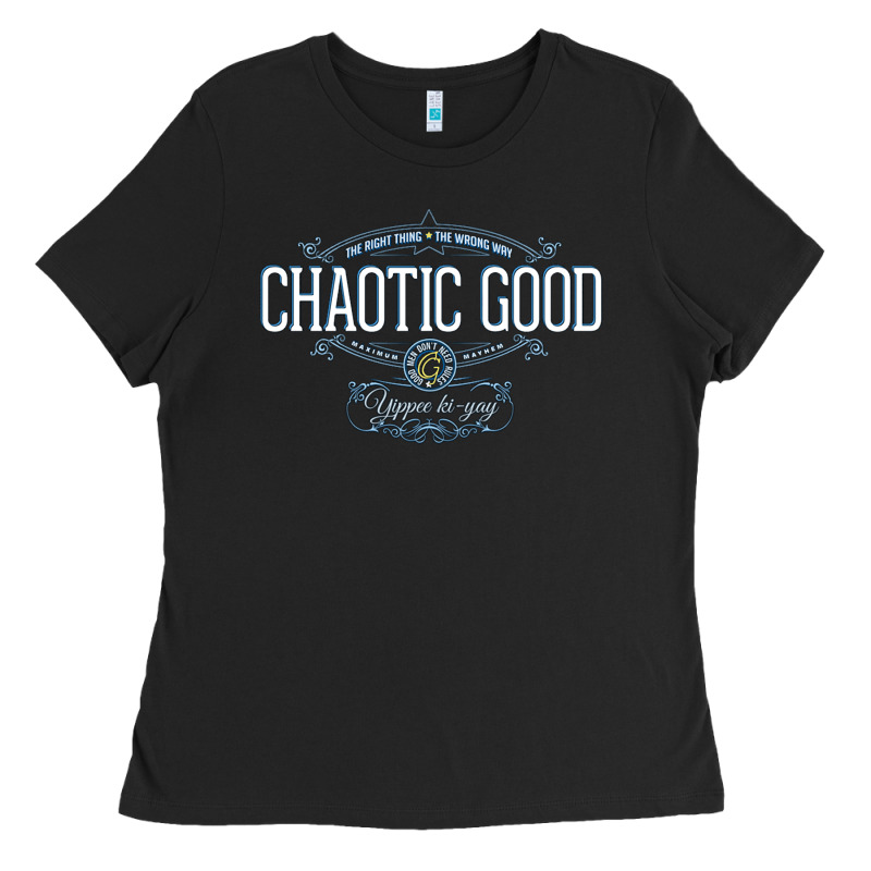 Chaotic Good Essential  Copy Ladies Tee by SnappyArt | Teevron