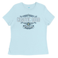 Baby Blue Chaotic Good Essential  Copy Ladies Tee - SnappyArt