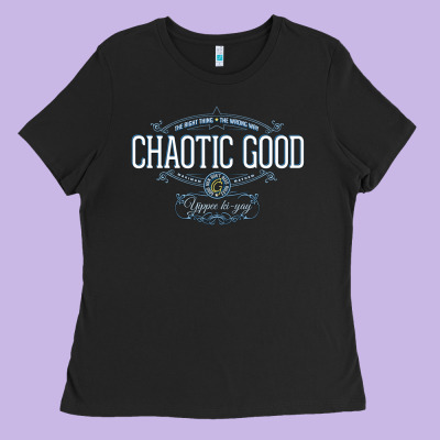 Chaotic Good Essential  Copy Ladies Tee Designed By Snappyart