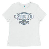 White Chaotic Good Essential  Copy Ladies Tee - SnappyArt