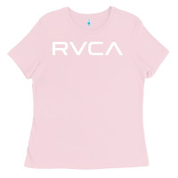 Bubblegum Pink R V C A Ladies Tee - SnappyArt