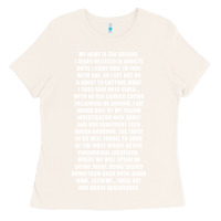 Bone MY NAME IS ZAK BAGANS - GHOST ADVENTURES Ladies Tee - SnappyArt