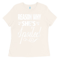 Bone the reason she is spoiled couples matching set valentines t shirt Ladies Tee - SnappyArt