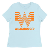 Baby Blue whataburger Ladies Tee - SnappyArt
