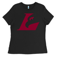 Black UW-La Crosse maroon Ladies Tee - SnappyArt