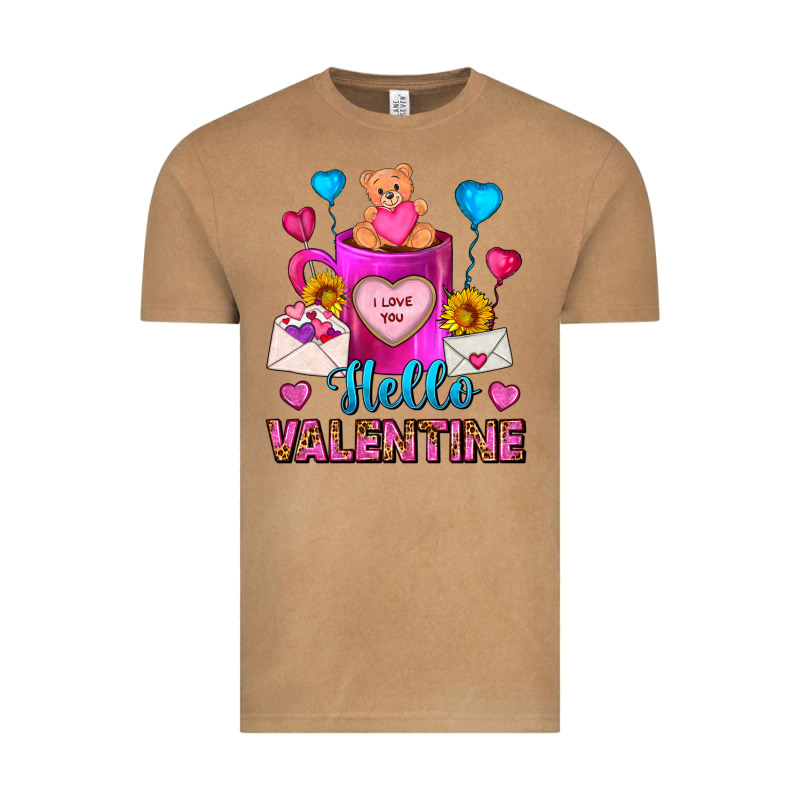 Hello Valentine Valentine's Day Coffee Mug Vintage Tee by FaDigitalArtStudio | Teevron