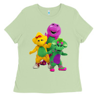 Matcha new 755 barney and friends cute Ladies Tee - SnappyArt