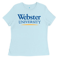 Baby Blue webster university Ladies Tee - SnappyArt
