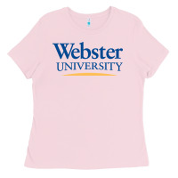 Bubblegum Pink webster university Ladies Tee - SnappyArt