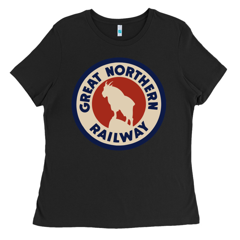 Great Northern Railroad Ladies Tee by SnappyArt | Teevron