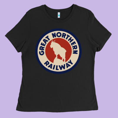 Great Northern Railroad Ladies Tee Designed By Snappyart