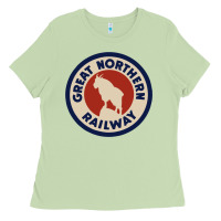 Matcha Great Northern Railroad Ladies Tee - SnappyArt