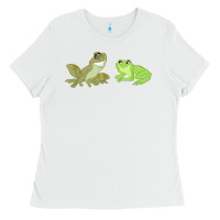 White The Princess and the Frog Tiana and Naveen Art Ladies Tee - SnappyArt