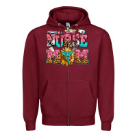 Burgundy nurse mom Zipper Hoodie - AdoDesignShop